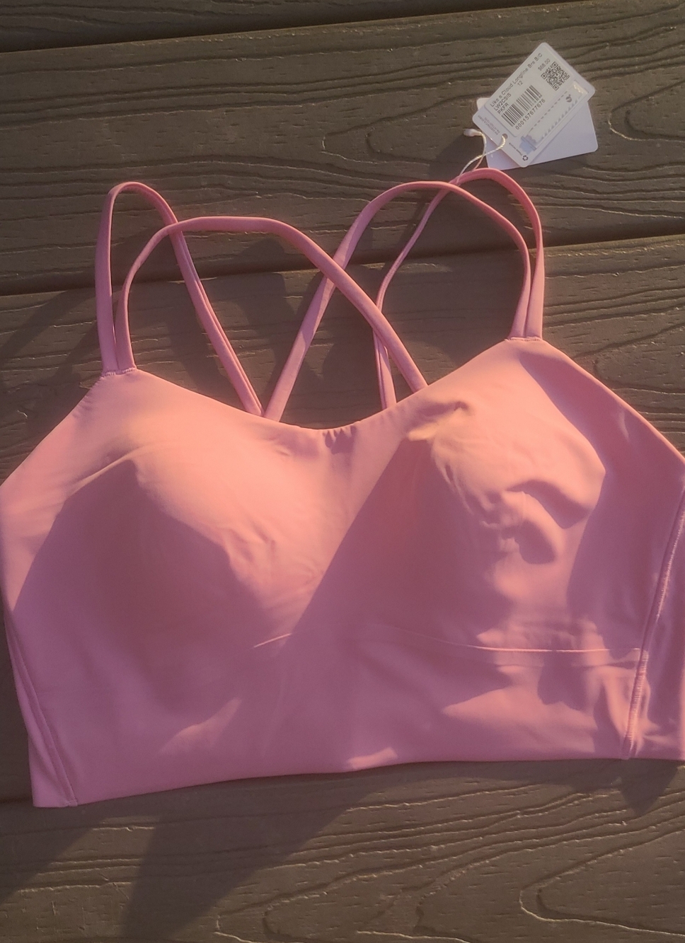 Lululemon Like A Cloud Bra/ Pink Frosting - Picture 3 of 5